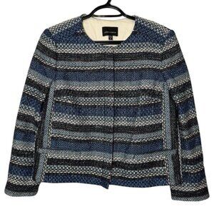 Judith & Charles Tweed Front Zip Jacket size 10